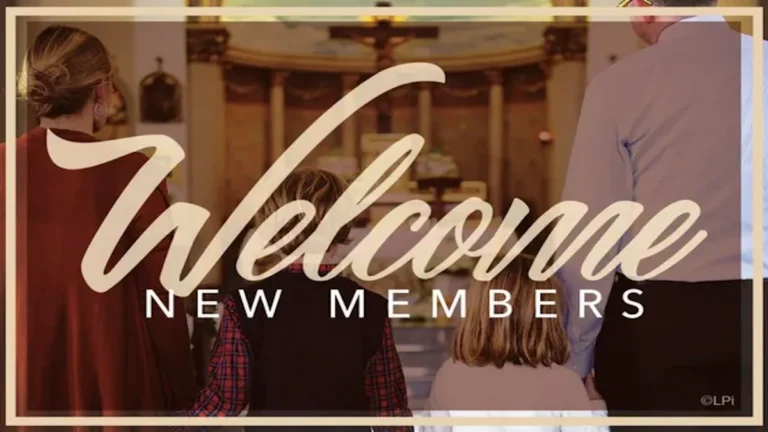 Welcome New Member Ministry